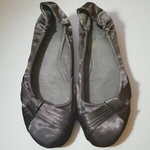 Elegant Silky Bronze Ballet Dressy Flats